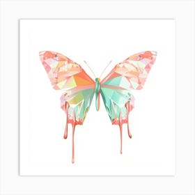 Abstract Butterfly Art Print