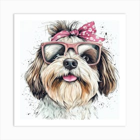 Shih Tzu 26 Art Print