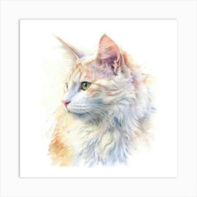 Kashmir Cat Portrait Art Print