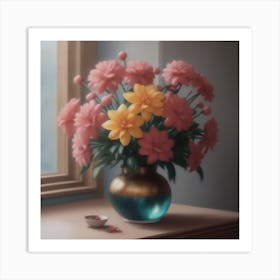 Flowers In A Vase Art Print