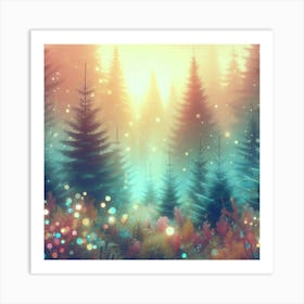 Fairy Forest 1 Art Print