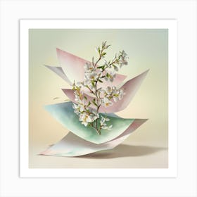 Paper Flowers Art Print