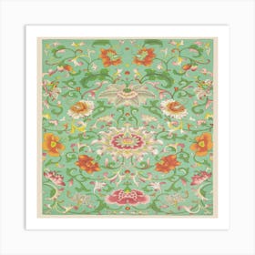 Chinese Floral Art Print