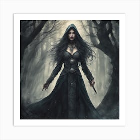 Elven Witch Art Print