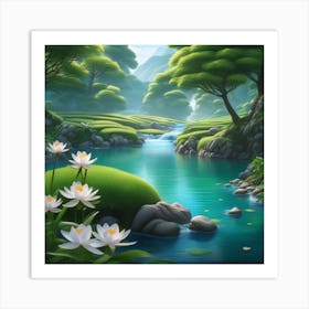Water Lilies 4 Art Print