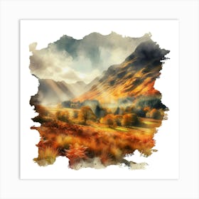 Autumn In The Mountains Art Print