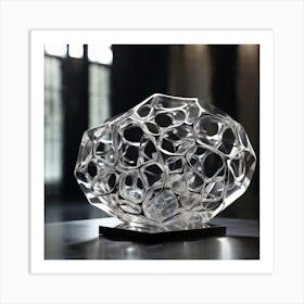 Crystal Sculpture Art Print