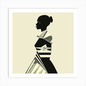 Silhouette Of A Woman 73 Art Print