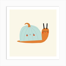 Cute Snail Art Print