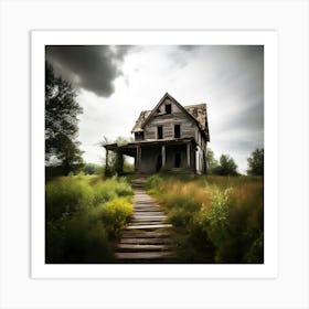 Haunted House 1 Art Print