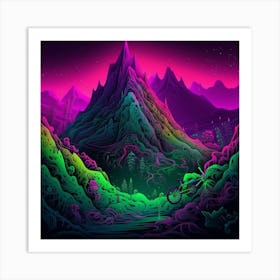 Nebula Art Print