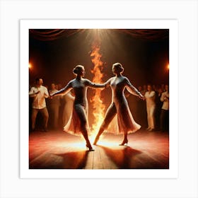 Dancers 4 Art Print