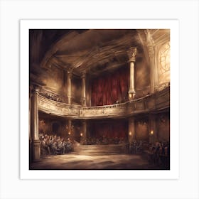 Ancient Theatre Art Print