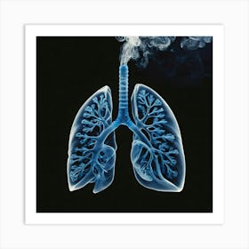 Lungs Stock Videos & Royalty-Free Footage 6 Art Print