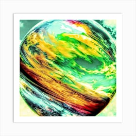 Abstract Sphere Art Print