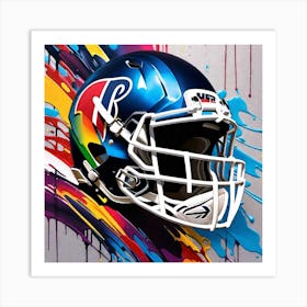 Nfl Helmet Art Print