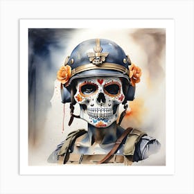 Day Of The Dead Soldier 1 Art Print