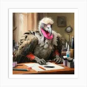 Vulture Artist Art Print