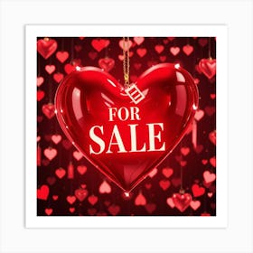 Heart For Sale Art Print