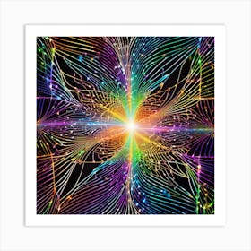 Abstract Psychedelic Design Art Print