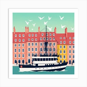 Swedish City 9 Art Print