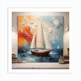 Sailboat 3 Art Print