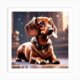 Dachshund Art Print