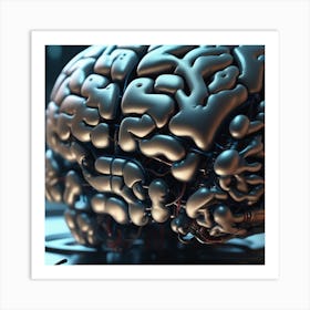 Artificial Brain 55 Art Print