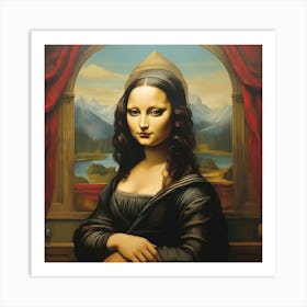  Sassy Mona Lisa Paintings 0 Art Print