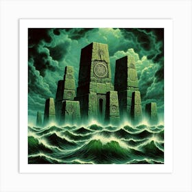 City Of The Gods 1 Art Print