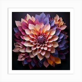 Paper Flower Art Print