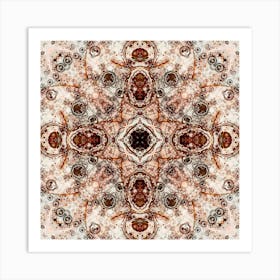 Abstraction A Mandala Of Bubbles Art Print