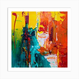 Abstract Painting 14 Art Print