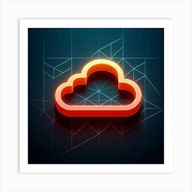 Cloud Computing Art Print