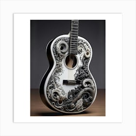 Yin and Yang in Guitar Harmony 28 Art Print