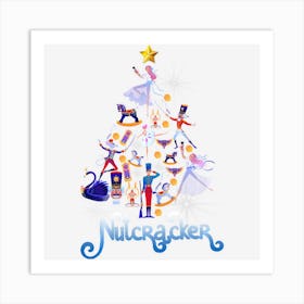 Limited Edition Nutcracker Ballet Dancer Matching Family Christmas Ugl Art Print