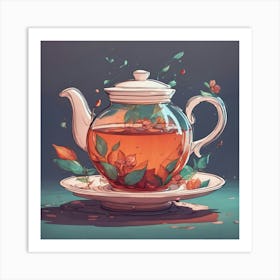 Tea Art 84 Art Print