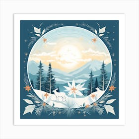 Winter Landscape 28 Art Print