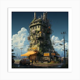 City In The Sky Art Print