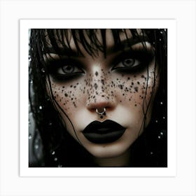 Gothic Beauty 4 Art Print