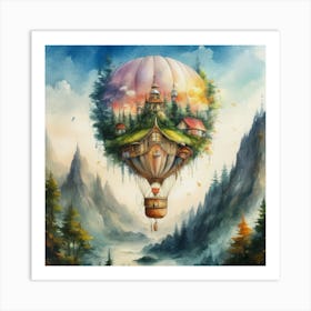 Hot Air Balloon 9 Art Print