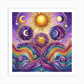 Shamanic Painting Art Print