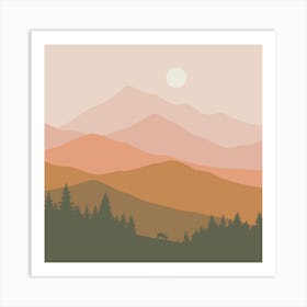 Mountain Landscape 2 Art Print