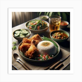 Asian Food Art Print