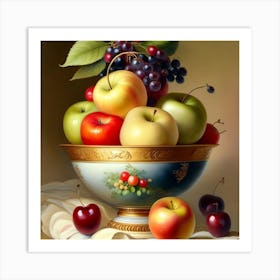 Fruit Bowl Art Print