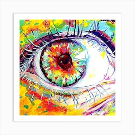 Eye palette Art Print