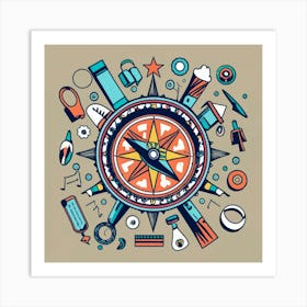 A Creative T-Shirt Design Art Print