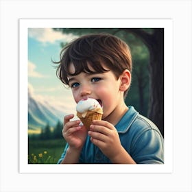 Ice Cream Cone 1 Art Print