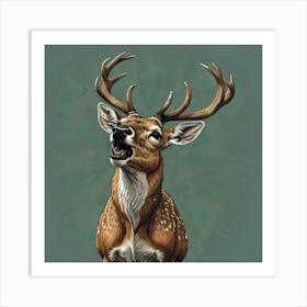 Deer! 17 Art Print