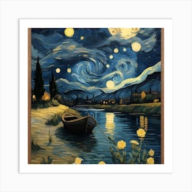 Starry Night 1 Art Print